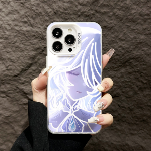 Water God Funingna Colorful Silver Phone Case Compatible with  15 Vivo S19 Oppo Huawei Honor Silicone Protective Cover