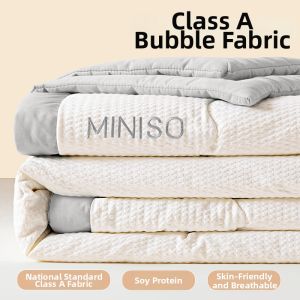 Miniso | Summer Cool Thin Soybean Fiber Machine Washable Quilt
