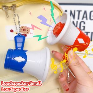 กระเป๋านักเรียนตลกๆพวงกุญแจน่ารักของประดับแขวนพวงกุญแจลำโพงขนาดเล็กอัดเสียงสุดสร้างสรรค์