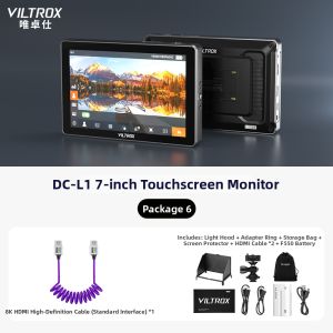 VILTROX(Viltrox) | 4K HD Touchscreen Monitor 7inch HDMI SDI Camera Display