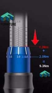 ประแจปอนด์ ขันปอนด์ หัว1/4 นิ้ว สำหรับบล็อก 2 หุล ทั่วไป ระดับแรงบิด 5-25 นิวตันเมตร
