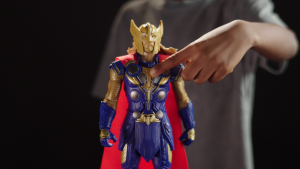 Marvel Studios’ Thor: Love and Thunder Stormbreaker Strike Thor Toy 12-Inch-Scale Electronic Figure Kids Ages 4 and Up