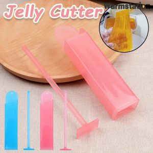 เครื่องหั่นเยลลี่ใสแบบ DIY เยลลี่บาร์กดอาหารเครื่องมือตัดในครัวบ้านเครื่องหั่นอาหารความดันแท่งแบบทำมือ