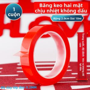 PINSHANGMEISU | Băng Dính Một Mặt Trong Suốt Không Dư Chất Bám Dính Mạnh Chống Nước