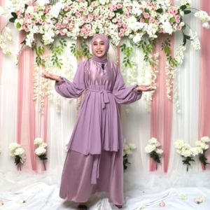 SUPER SALE DRESS KONDANGAN GAMIS ROSEMARY BAHAN VELVET DRESS BRIDESMAID