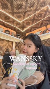 Sandal Flat Wanita SALSA Sendal Teplek Wanita Sandal Wanita Terbaru Sendal Wanita Kekinian WANNSKY