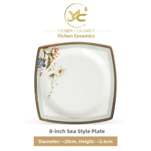 YICHEN | High Quality Jingdezhen Traditional Chinese Porcelain Dinner Set