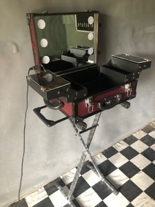 beautycase 6 lampu + stand kaki