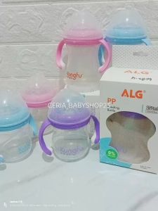 Aizhilang ALG Botol Susu Bayi Wide Neck Leher Lebar untuk Usia 3 sampai 12 bulan keatas Bahan PP Berkualitas BPA Free