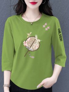 Women's Cotton Cropped Tops: A Guide to Round Neck Western Style & Loose Slim Fit