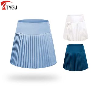 TTYGJ | A-Line Pleated Skirt Slimming Anti-Flashing Sporty
