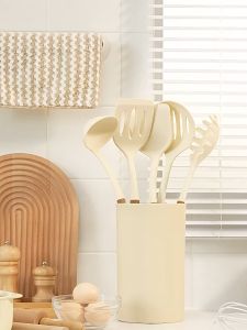 LODER ECOCO Set Perkakas Dapur Silikon - Spatula tidak melekat & Pinset Memasak Kombo untuk Memasak Suhu Tinggi Silicone Kitchen Utensils Set - Non-stick Spatulas & Cooking Tweezers Combo for High Temperature Cooking