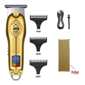 Kemei | Bộ Cắt Tóc Máy Cạo Râu Điện Chuyên Nghiệp Kemei KM-2628 KM-678 Sạc USB Kèm Bộ Dụng Cụ Tỉa Râu Cho Nam Với Động Cơ Xoay