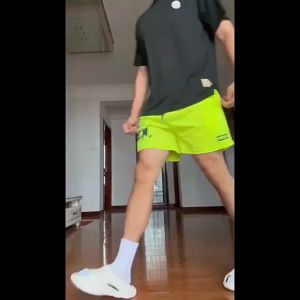 [Free Gift] 8 Colors Mens Green Street Style Letter Flyah Shorts Printed Basketball Mesh Shorts for Men and Women Kill Crew Summer Beach Drift Sport Short Pants