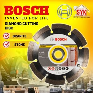 SYK Bosch Best Of Diamond Cutting Disc Angle Grinder Brick Stone Cakera Pemotong Mozek Mata Potong Mozek - 2608602523