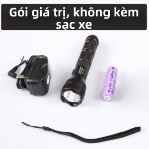 WASING | Đèn Pin LED Độ Sáng Cao Chống Nước Sạc Được Hợp Kim Nhôm Cầm Tay