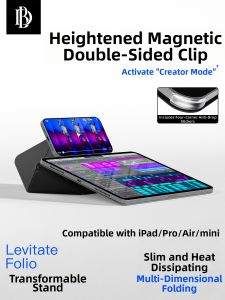 Zoyu | Magnetic Height Increase Protective Case Stand Light Thin iPad Case