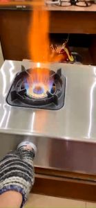 Bếp Ga 3 Lò IKURA - Bếp khè lửa lớn chuyên làm nhà hàng quán ăn