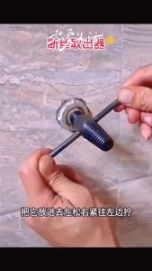 1/2 Inch Pipe Extractor Tool for Damaged Screws Water Pipe Repair Fast Removal Broken Pipe Screw Extractor Tool for Damaged Bolts Nuts Easy Removal DIY Repair