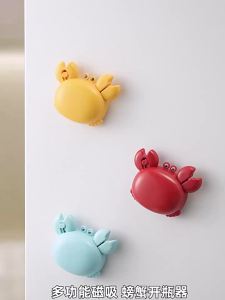 Multifunctional Crab Shape Bottle Opener for Kitchen Use Made of Carbon Steel