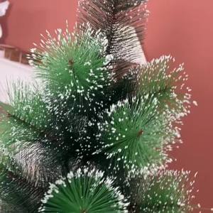 R.joy-Grandiose 2.7M Pohon Natal Putih Salju - Jarak Pinus Christmas Tree - Dekorasi Pohon Natal Eksklusif dengan Salju dan Jarum Pinus - Ideal untuk Perayaan Natal Besar [Garansi Kualitas]