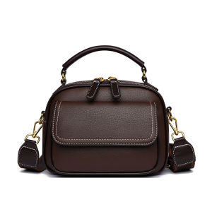 Leacat Cross shoulder womens bag hand-held large capacity mothers bag simple and fashionable pillow square bag