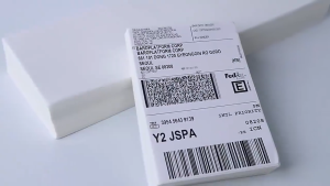 กระดาษความร้อน Thermal paper100x150 (500แผ่น)สำหรับปริ้น Flashhome/KerryExpressใบปะหน้าพัสดุฉลากสินค้าต่างๆT75