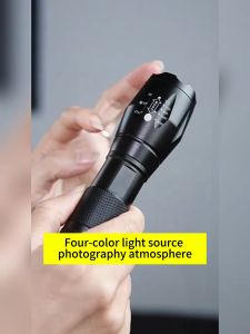 [24 hours delivery] lampu suluh led 50000W 4-color light source 50000mAh tpye-c fast charge IPX7 Waterproof flashlight torch light super bright torchlight lampu suluh super terang flashlight rechargeable portable flashlight