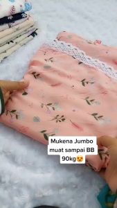 Mukena Motif Bahan Katun Terlaris: MUKENA RAYON PREMIUM MOTIF AMARA JUMBO MURAH BERKUALITAS MOTIF ANGGREK & RESLETING