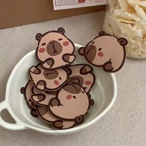 WEIYI-XXT Summer Fun Hole Shoes EVA Seaside Vacation Cute Capabala Capybara Beach Slippers Female