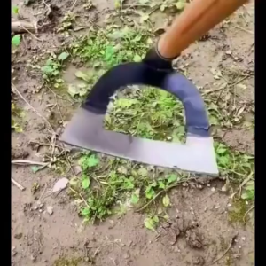 Hollow-Handled Weeding Rake Weeding and Soil-Loosening Tool Rake-Style Steel Weeding Hoe