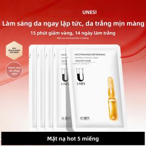 Mặt Nạ Tinh Chất Làm Sáng Da Trắng Da Ngăn Ngả Vàng Loại Bỏ Đốm Nâu