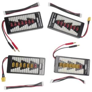 Lipo Battery Charging Board XT60 XT30 XT90 T-Plug EC3 EC5 Parallel 2-6S Compatible with ISDT Q6 PL6 PL8 IMAX B6 B6AC B8 Chargers