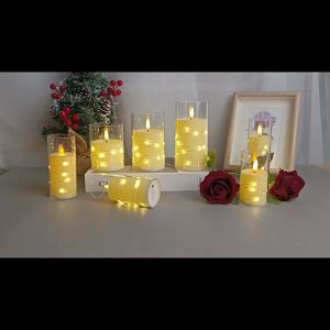 Electronic Candle Simulation Candle Led Candle Tea Light Tear Decoration Christmas Wedding Road Guide Light
