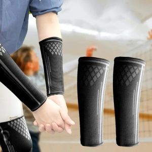 SJJL Elastic Volleyball Arm Sleeves Breathable UV Protection Arm Warmers  Wrist Support Forearm Compression Sleeve for Tennis Basketball