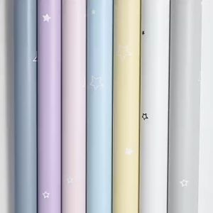 Grid Bintang 60cm X 3m Kualitas Tinggi Stiker Dinding Adhesif Sendiri Dengan Aluminium Foli Bawah Penuh Air Dan Dapur/kamar Tidur/ruang Tamu/kertas Dinding Ruang Tidur