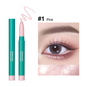 Single Color Pearl Eyeshadow Eyeliner Pearlescent Pencil Waterproof Glitter Pigment Brightening Makeup Eyeshadow Stick Cosmetics
