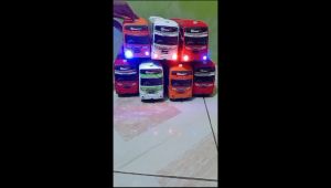 MAINAN BUS BASURI OM TELOLET ADA MUSIK DAN LAMPU - MOBIL BIS MAINAN ANAK