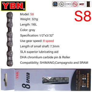 GOLDIX | YBN Taiwan Lightweight Bicycle Chain 8 9 10 11 12 Speed MTB Road Bike Chain High Strength Drivetrain Replacement Cycling Parts