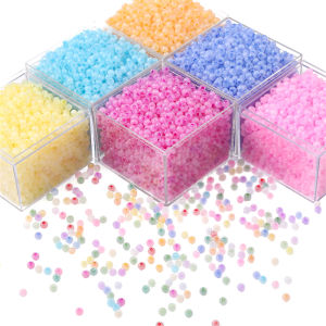 10g 150pcs 6/O 4mm High Quality Cats Eye Glass  Beads For DIY Jewelry Making Accessories