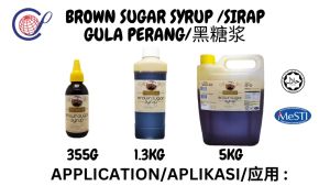 HALAL product Premium Brown Sugar Syrup 355G/1300G/5000G