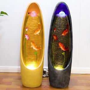 Water Feature Decorative Items Display Home Decoration Items Water Fountain Water Fountain Indoor Feng Shui TV Cabinet Decorations Floor Ornaments
