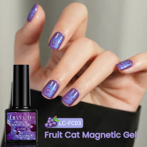 LILYCUTE 7ml Fruit Cat Magnetic Nail Gel Polish Semi Permanent Soak Off Colorful UV LED Gel Nail Manicure Tools Nail Art Varnish