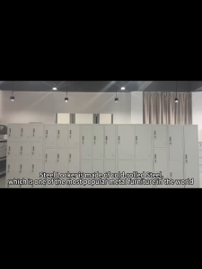 (Assembly required) Fireproof and Waterproof Durable 12/15 pintu Staff locker cabinet gym steel wardrobe locker metal storage cabinet