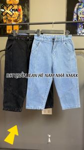 Quần short jean nam MAXSTORE dáng lửng phong cách hàn quốc quần bò ngố denim thời trang mùa hè cho nam B016