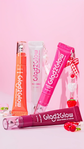【New Shade】Glad2Glow POUT CANDY Lip Gloss Brightening Lip Serum Brightening Color Hydrate 3In1 Serum Lightweight