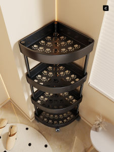evesigar | Bathroom Corner Space-saving Storage Shelf