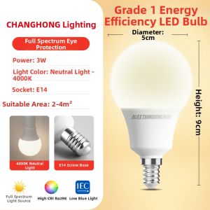 Changhong | High Power Super Bright Eye-protective LED Bulb E27/E14 Screw Base