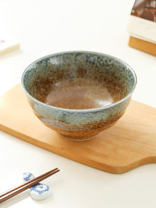 Bộ Đồ Ăn Bằng Gốm Sứ Nhật Bản 4 Món Bát Đĩa Tròn Dùng Trong Gia Đình Thiết Kế Hoa Văn Phong Cách Nông Trại Giá Cả Phải Chăng