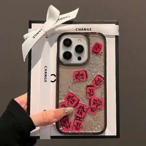 Luxury Fashion Creative Mobile Phone Case for  15 pro Max Womens Style Good Luck Wealthy Flowing Mahjong Design Protective Shell